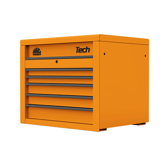 Tech™ Series 5-Drawer Top Chest - Fireball Orange