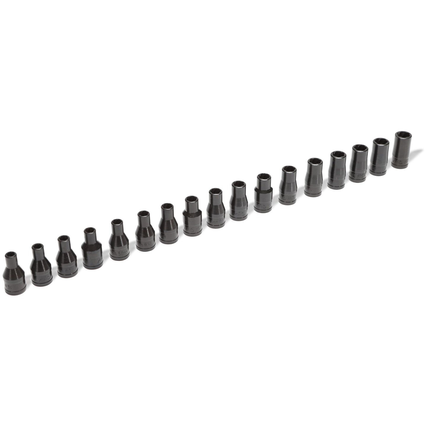 17-PC. 1/4" Drive Twist Socket Set