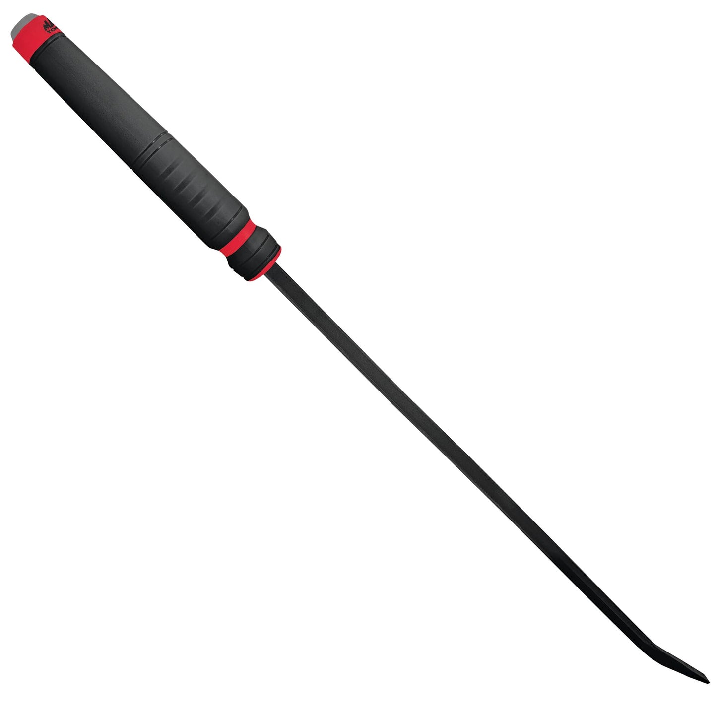 Capped Comfort-Handle 1/2" Curved-Head Pry Bar 31" Red