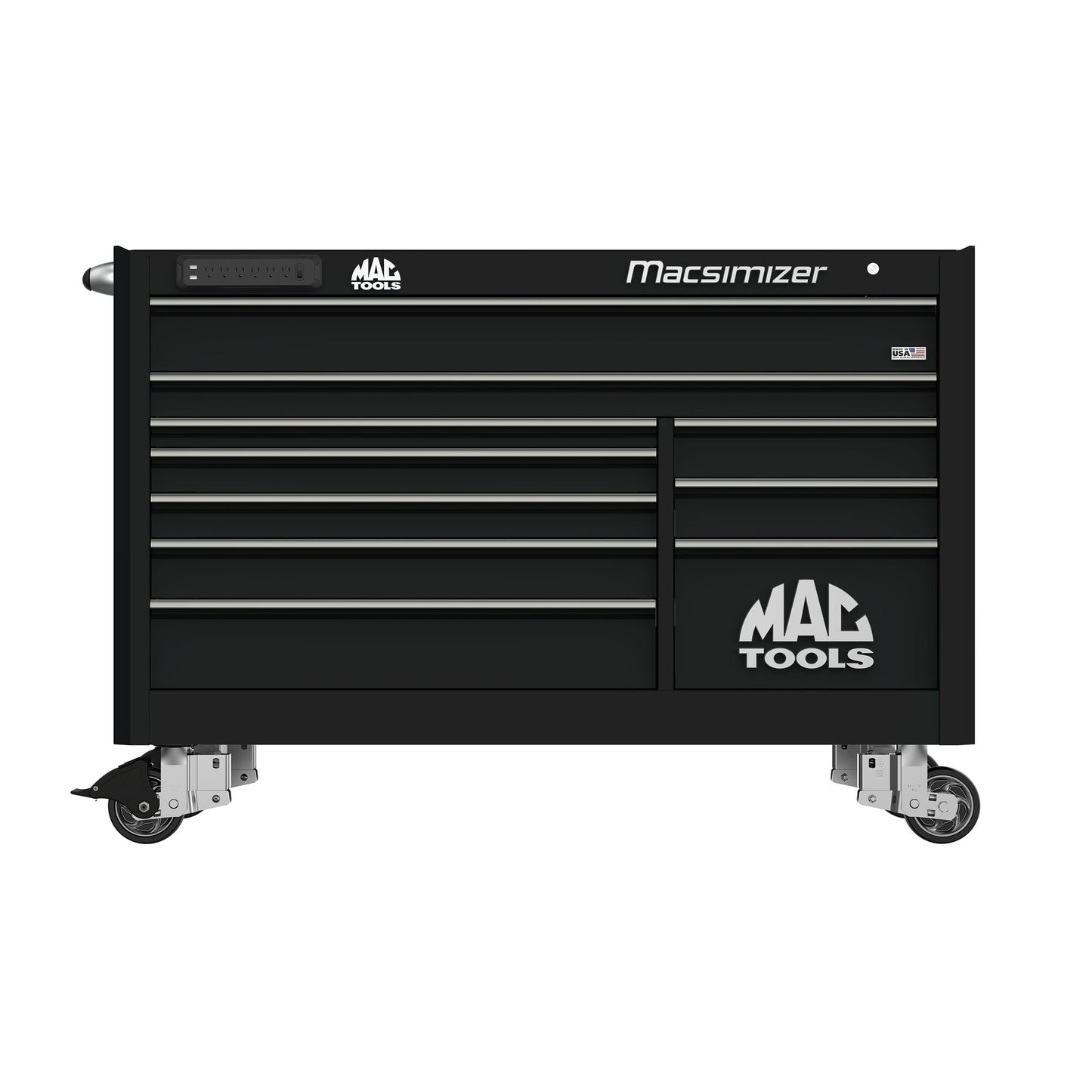 Macsimizer® 10-Drawer Workstation - Flat Black