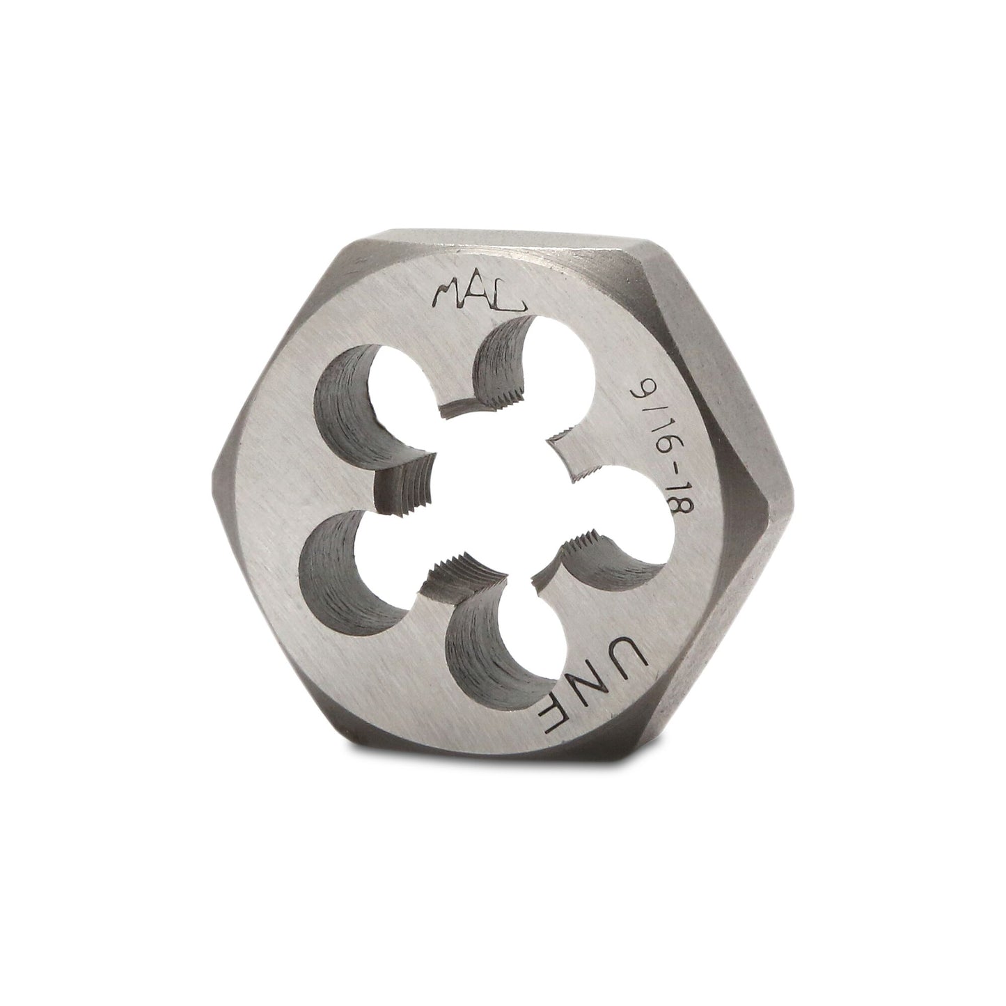 SAE Hexagonal Die 9/16"-18 NF - 1/7/16" Shank
