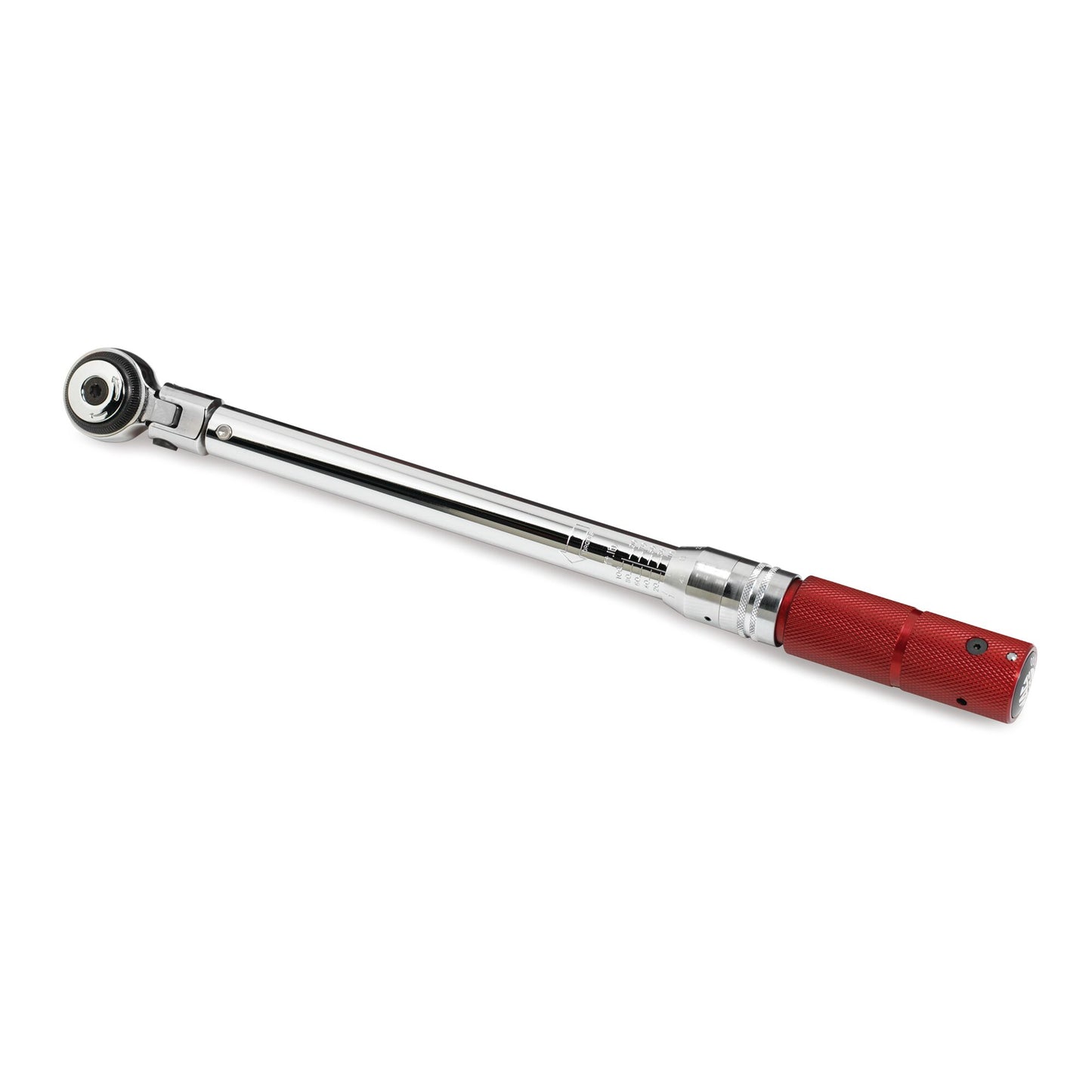 3/8" Drive Flex Round-Head Micro-Adjustable Torque Wrench 10-100 ft-lbs.