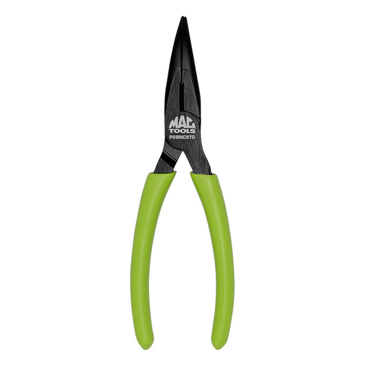 6” Bent Long-Nose C.S.T. Pliers With Cutter HI-VIZ Green