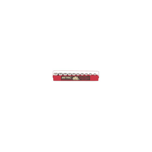 10-PC. 1/2" Drive Metric Socket Set - 6-PT.