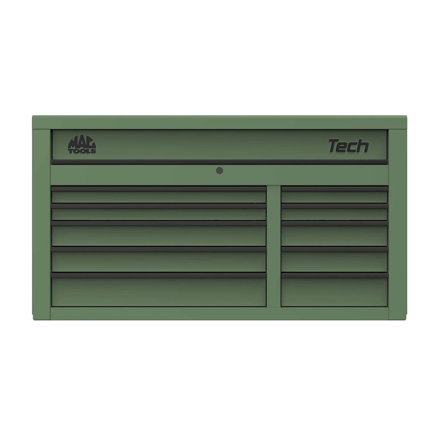 Tech™ Series 10-Drawer Top Chest - Olive Green
