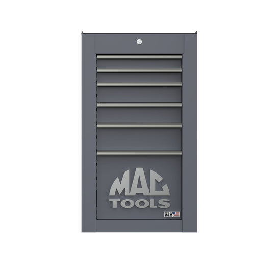 Tech™ Series 6-Drawer Side Cabinet with PowerTech™ Drawer - Carbon Gray