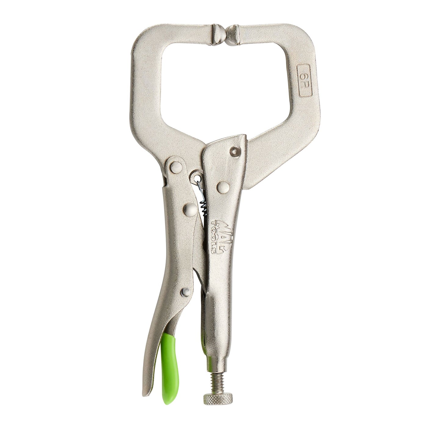 6" C-Clamp Trigger Release Locking Pliers - Green