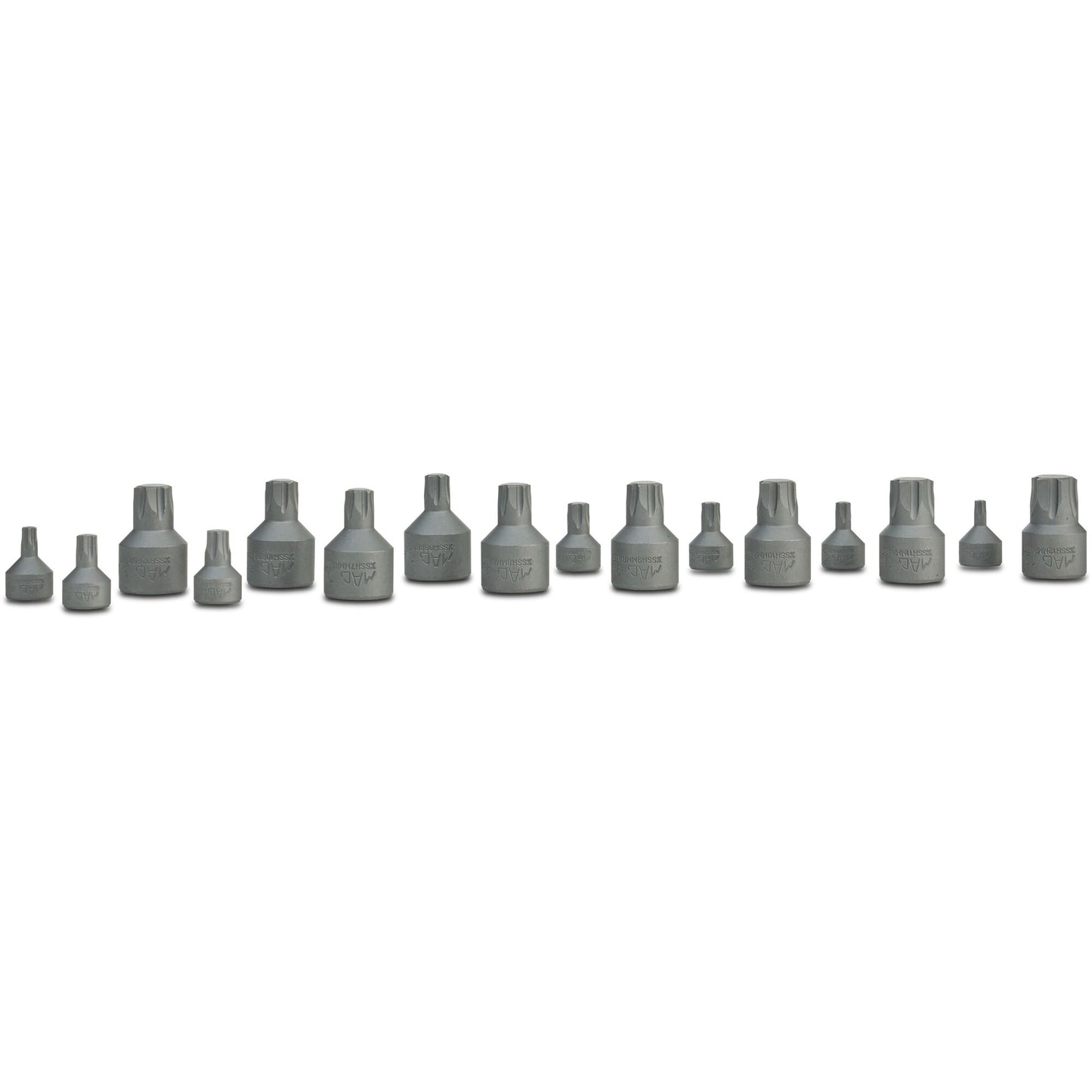 16-PC. 1/4" and 3/8" Drive Stubby SAE/Metric R.B.R.T. Hex Driver Set
