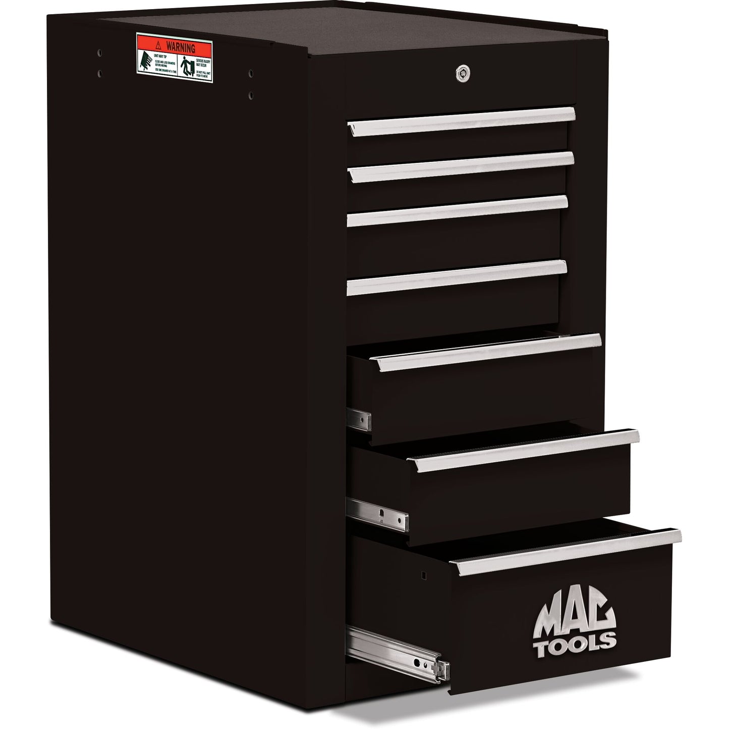 Tech™ Series 7-Drawer Side Cabinet - Galaxy Black