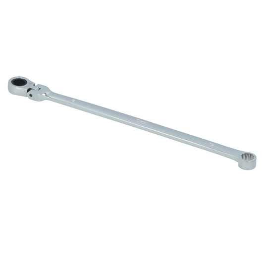 8mm XL Double Box Flex Head Ratcheting Wrench - 12 pt.