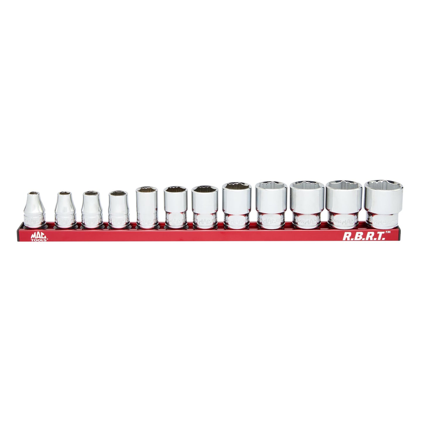 12-PC. 3/8" Drive Standard SAE R.B.R.T.™ Socket Set
