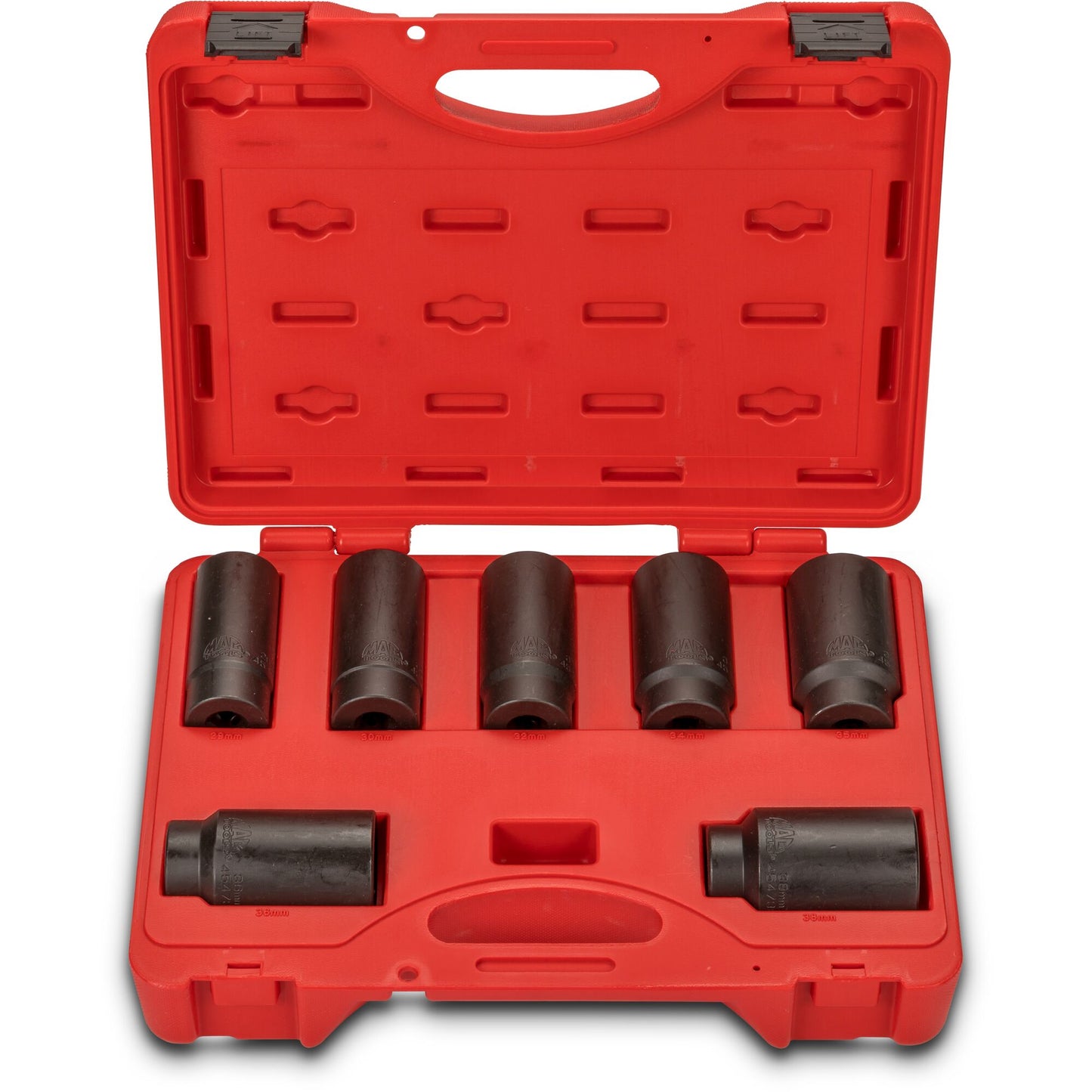 7-PC. 1/2" Drive Axle Nut Socket Set - 6-PT.