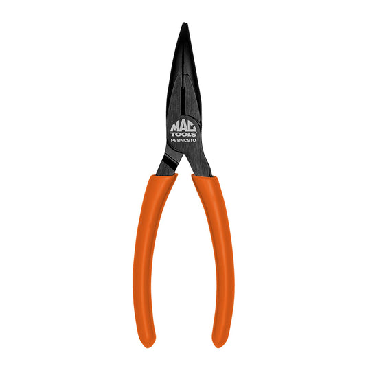 6” Bent Long-Nose C.S.T. Pliers With Cutter HI-VIZ Orange