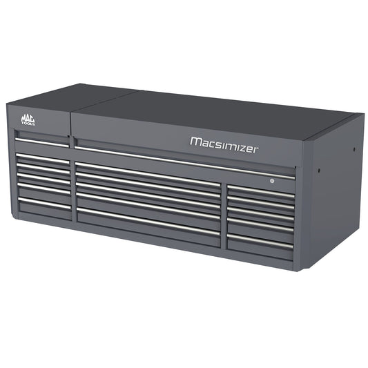 Macsimizer® 15-Drawer Top Chest - Carbon Gray