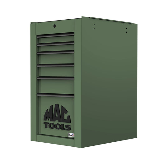 Tech™ Series 6-Drawer Side Cabinet with PowerTech™ Drawer - Olive Green