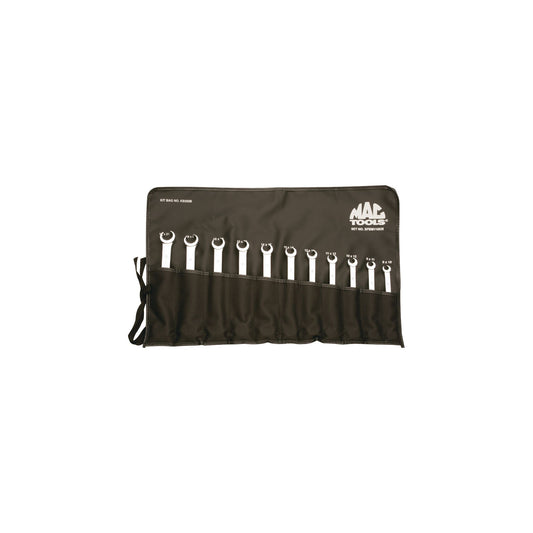 11-PC. Metric Double-End Flare Nut Wrench Set - 6-PT.