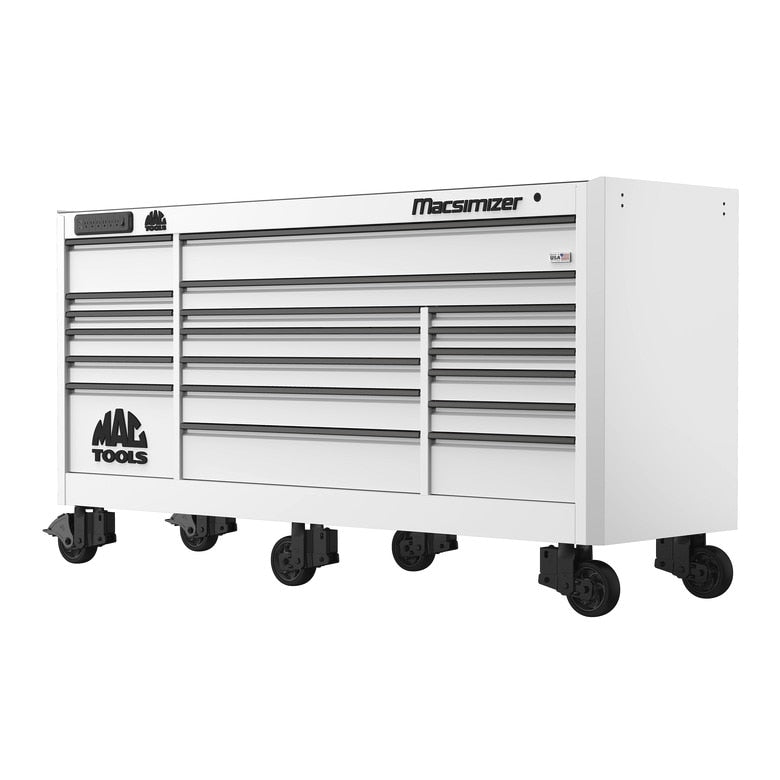 Macsimizer® 21-Drawer Workstation - Titanium White - M8827P-WT