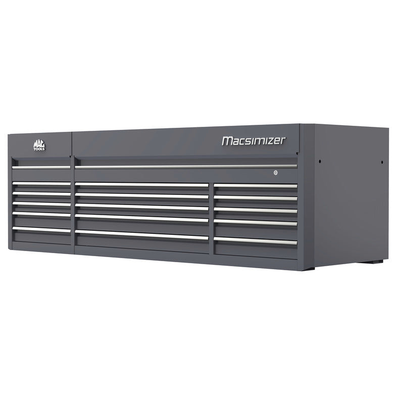 Macsimizer® 15-Drawer Top Chest - Carbon Gray - M8827TC-CG | Mac Tools