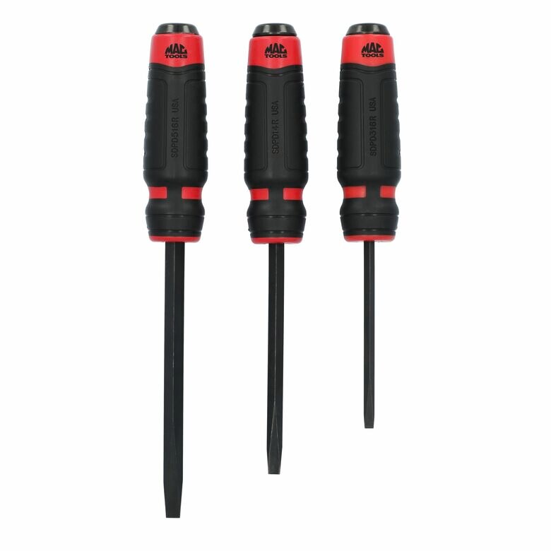 3-PC. Strikable Prying Screwdriver Set - Red - SDPD3R | Mac Tools