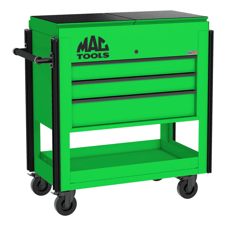 SMALL UTILITY CADDY: LIME GREEN
