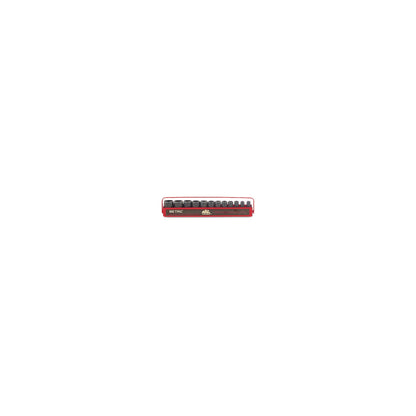 Socket Set, Intermediate Impact Metric in Metal Tray 1/4" Drive - 12-PC.