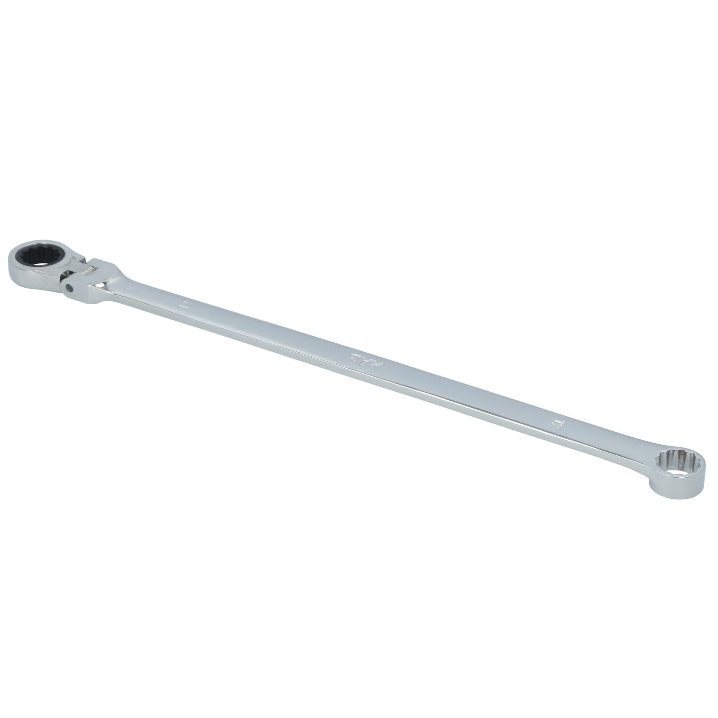 17mm XL Double Box Flex Head Ratcheting Wrench - 12 pt.