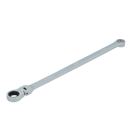 11/16" XL Double Box Flex Head Ratcheting Wrench - 12 pt.