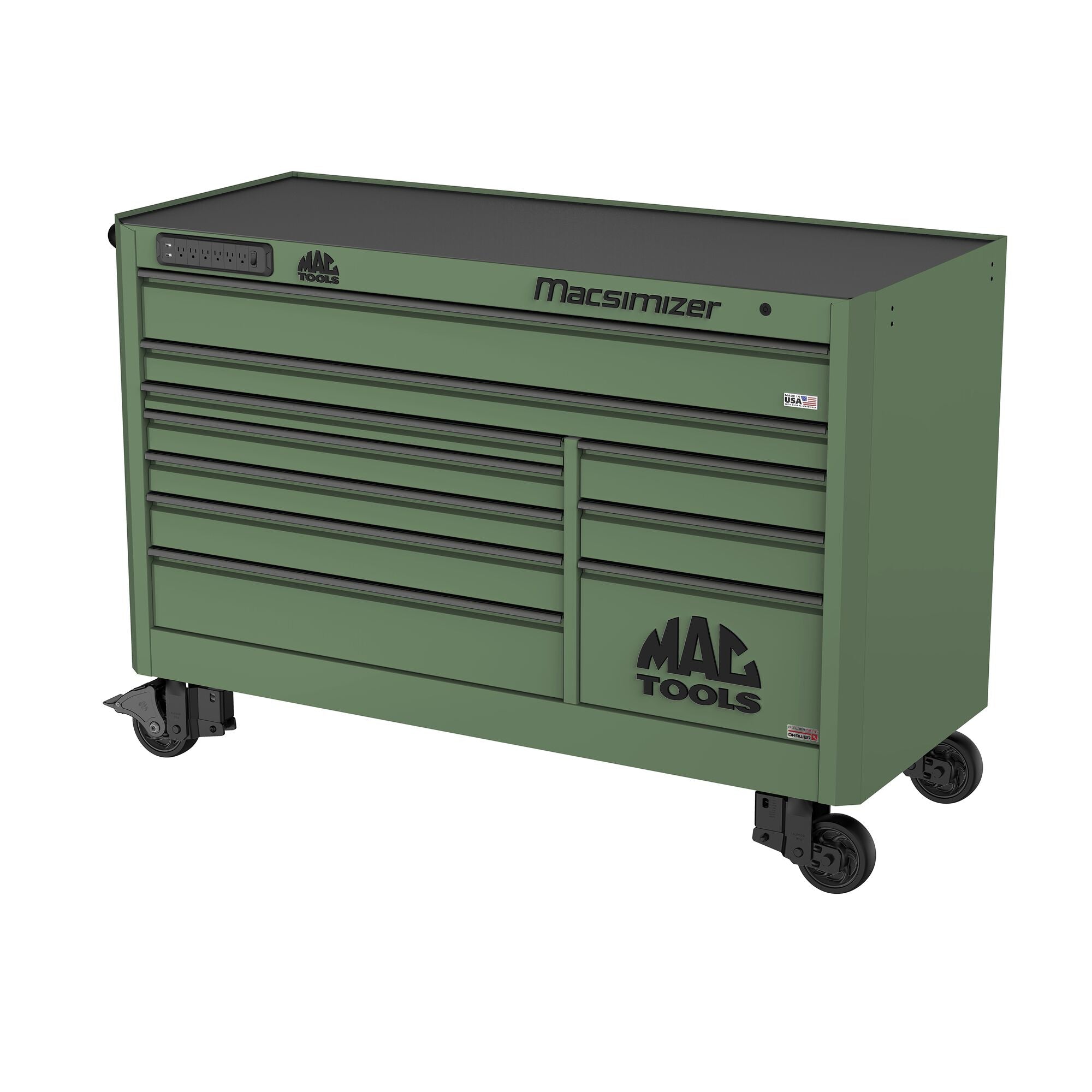 Macsimizer® Series 10-Drawer Workstation with PowerTech™ Drawer