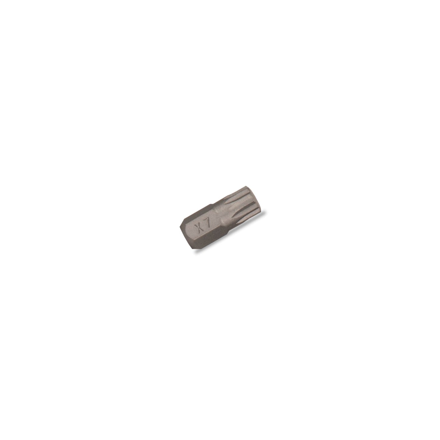 1/4" Hex Drive Stubby Triple Square Bit - 7mm