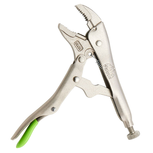 5" Curved Jaw Trigger Release Locking Pliers - Green