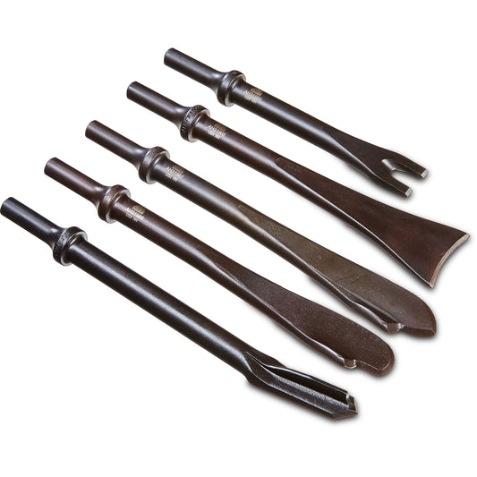 5-PC. .401 Shank Exhaust Air Hammer Bit Set