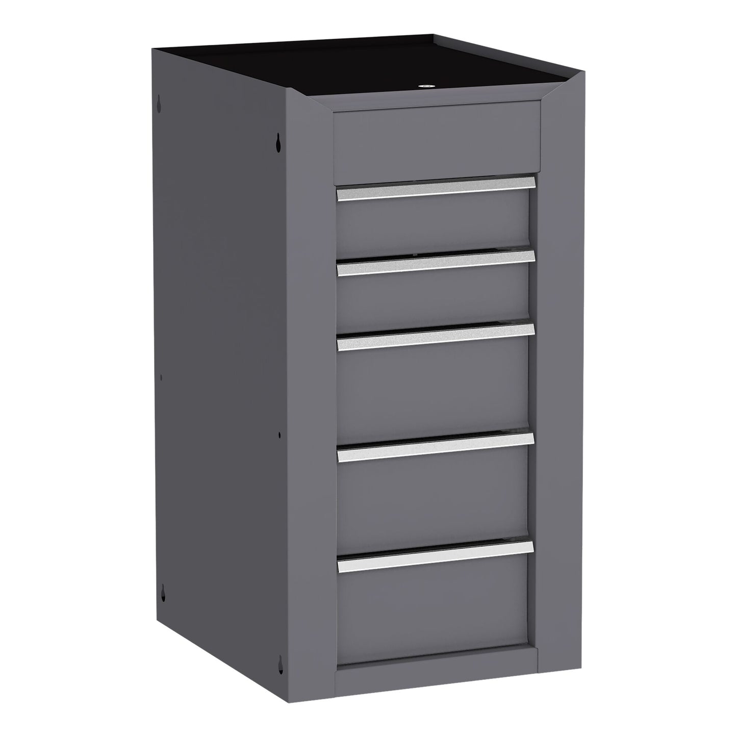5-Drawer Side Box for UC3720 (MB199) Carts - Carbon Gray