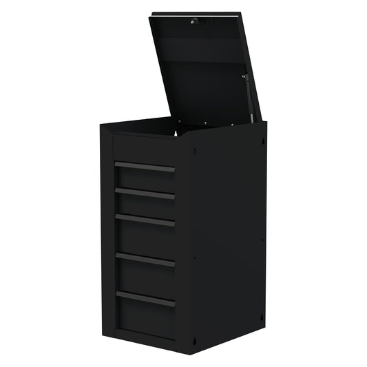5-Drawer Side Box for UC3720 (MB199) Carts - Flat Black