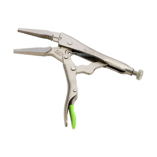 6" Long Nose Trigger Release Locking Pliers - Green