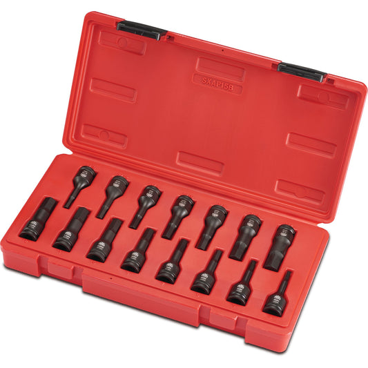15-PC. 3/8" Drive Impact Hex Driver Set