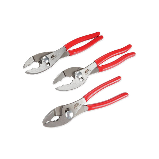 Pliers Set, Slip-Joint in Plastic Tray - 3-PC.