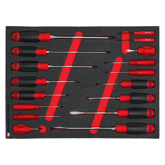 17-PC. Screwdriver Foam Set
