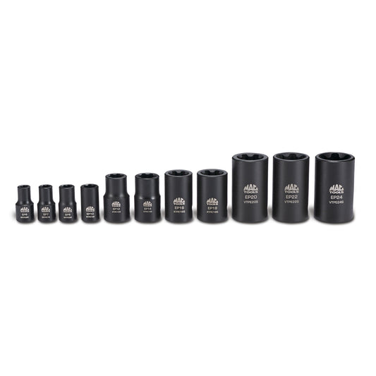 11-PC. Inverted Star Plus Impact Socket Set