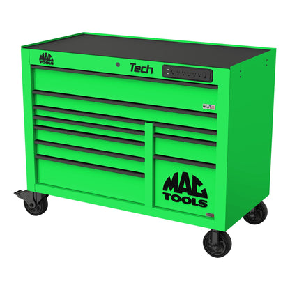 Tech™ Series 10-Drawer Workstation with PowerTech™ Drawer - Lime Green