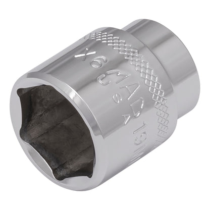 3/8" Drive Socket 19mm - 6-PT.