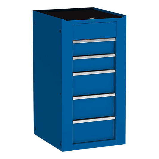 5-Drawer Side Box for UC3720 (MB199) Carts - Sapphire Blue