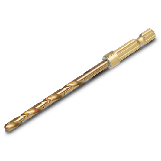 Titanium-Nitride Coated Quick-Disconnect Drill Bit