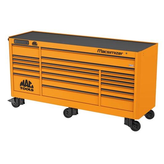 Macsimizer® 19-Drawer Workstation - Fireball Orange