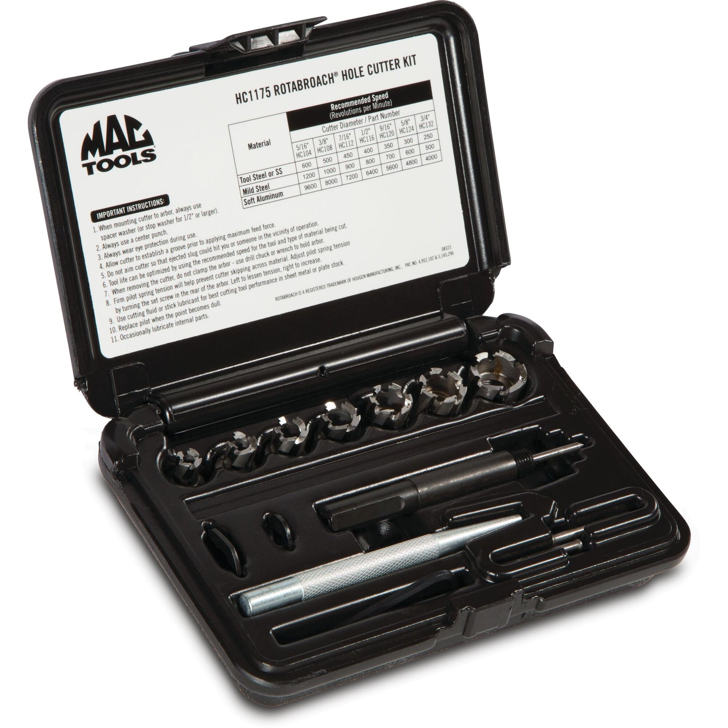 11-PC. Hole Cutter Kit