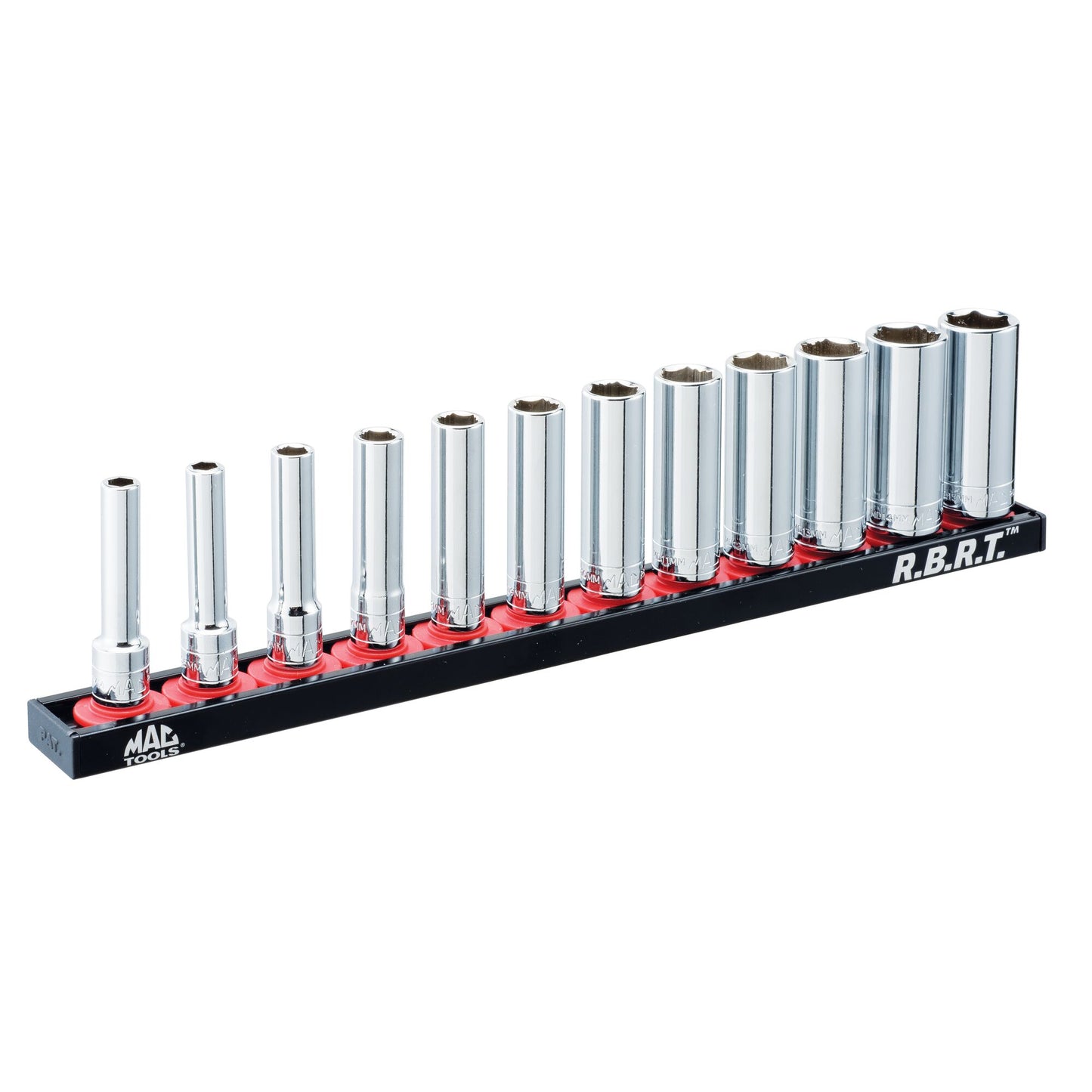 12-PC. 1/4" Drive Deep Metric R.B.R.T.™ Socket Set