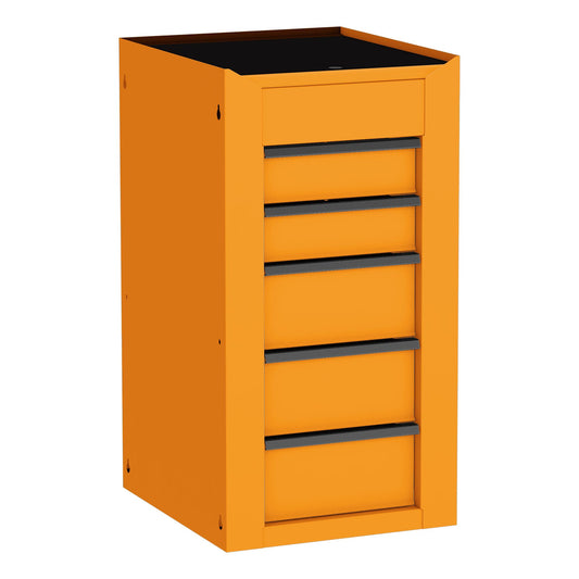 5-Drawer Side Box for UC3720 (MB199) Carts - Fireball Orange