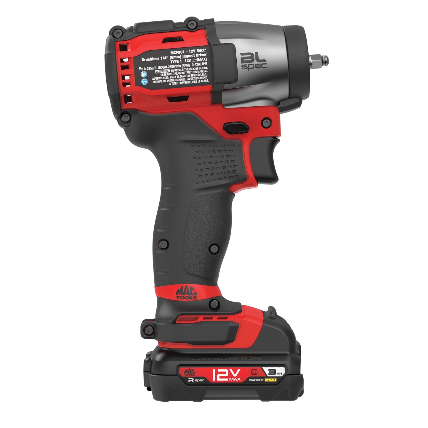 12V MAX 1/4" Drive Brushless Impact Wrench