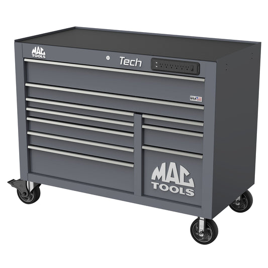 Tech™ Series 10-Drawer Workstation - Carbon Gray