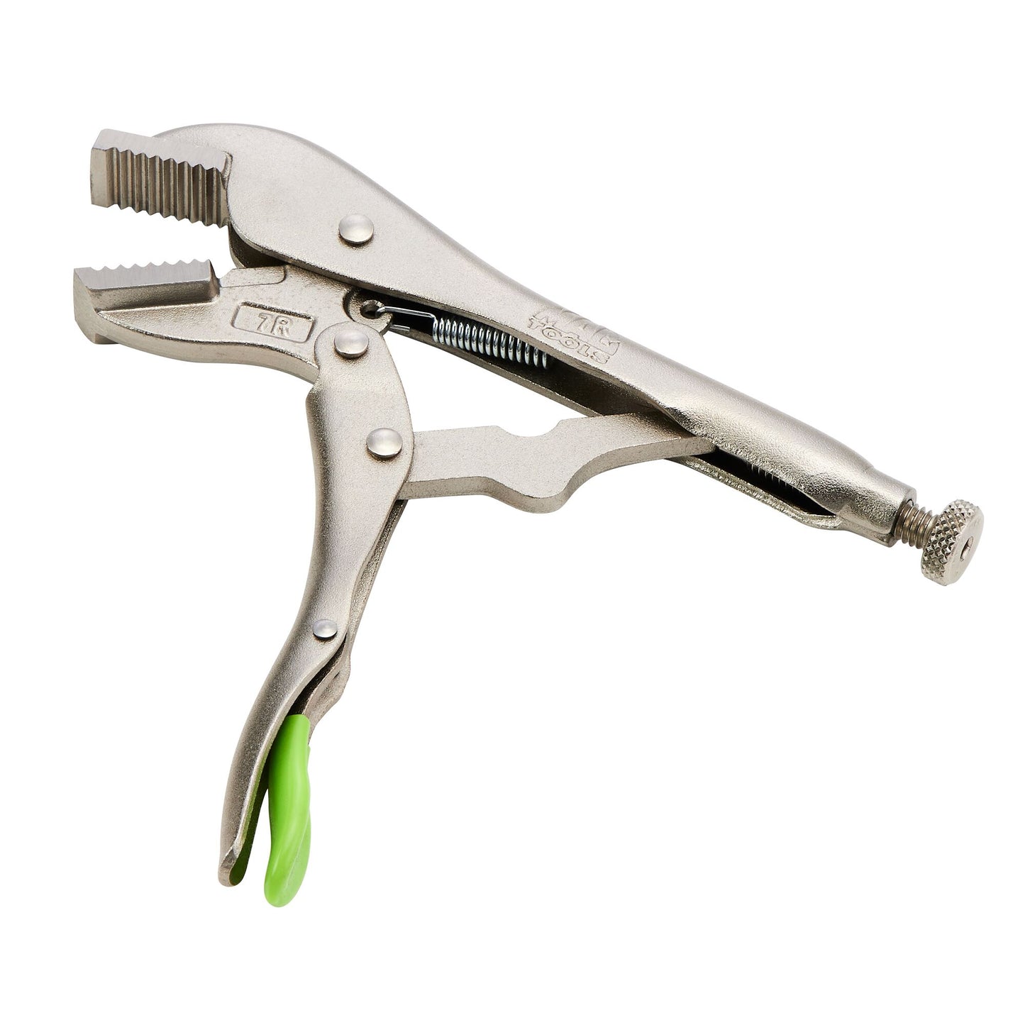 7" Straight Jaw Trigger Release Locking Pliers - Green