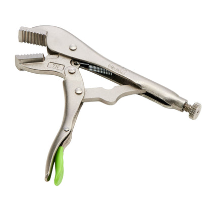 7" Straight Jaw Trigger Release Locking Pliers - Green